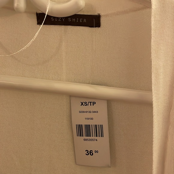 Sheer White Cardigan XS - Picture 4 of 6